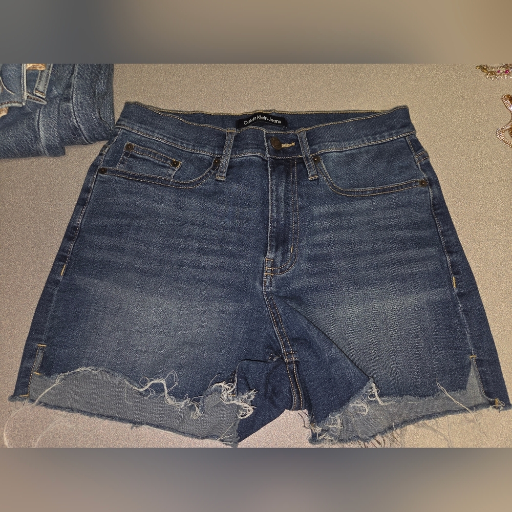 Calvin Klein Jeans Blue Jean Shorts